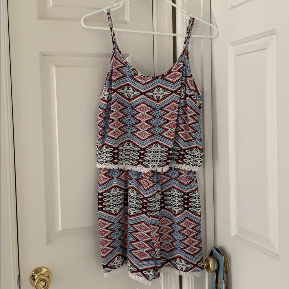 Atmosphere Red, White & Blue Romper Size US 4
